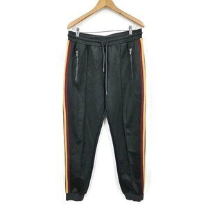 Jared Lang After Hours Track Pants Men L Green Stripe